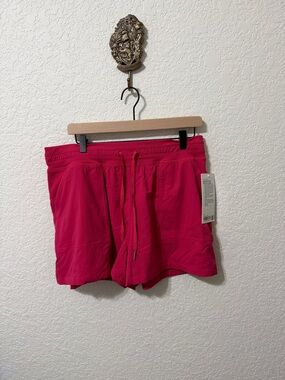 lululemon athletica Bright Pink Drawstring Athletic Shorts